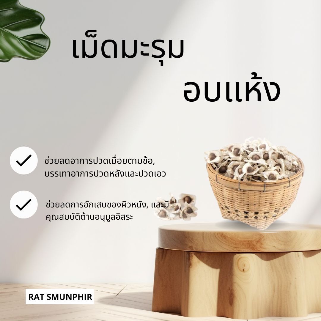 สมุนไพร อบแห้ง เมล็ดมะรุม ขนาดบรรจุ 50 กรัม